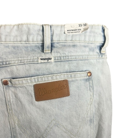 Free People Wrangler Westward 626 High-Rise Bootcut Jeans. NWT 33 x 30 - Picture 8 of 13